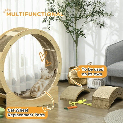 PawHut Purrfect Round Cat Scratcher Lounge